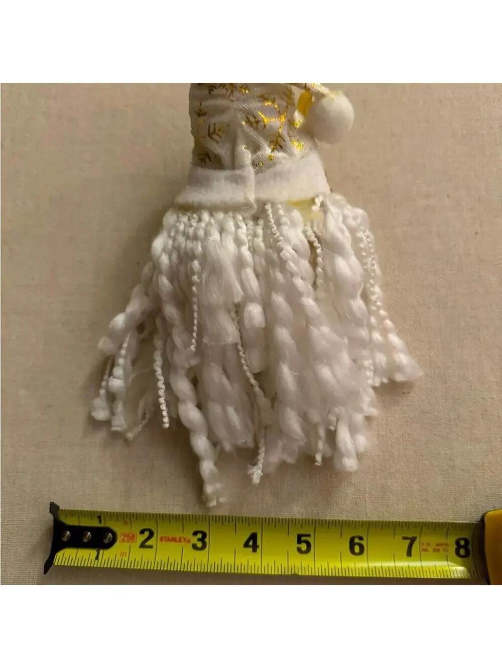 Vintage Santa hanging ornament